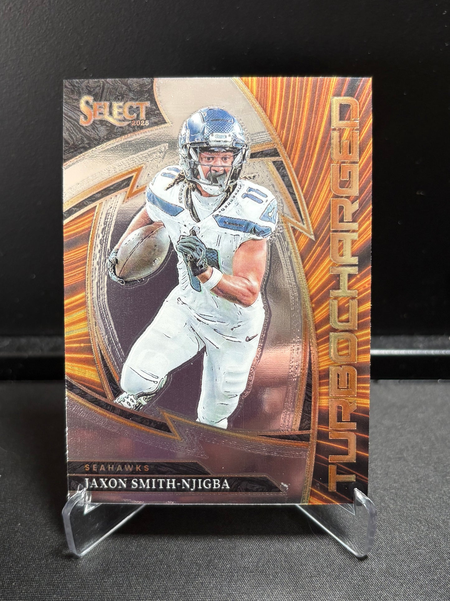 Jaxon Smith-Njigba Panini Select 2025 "Turbocharged" Seattle Seahawks