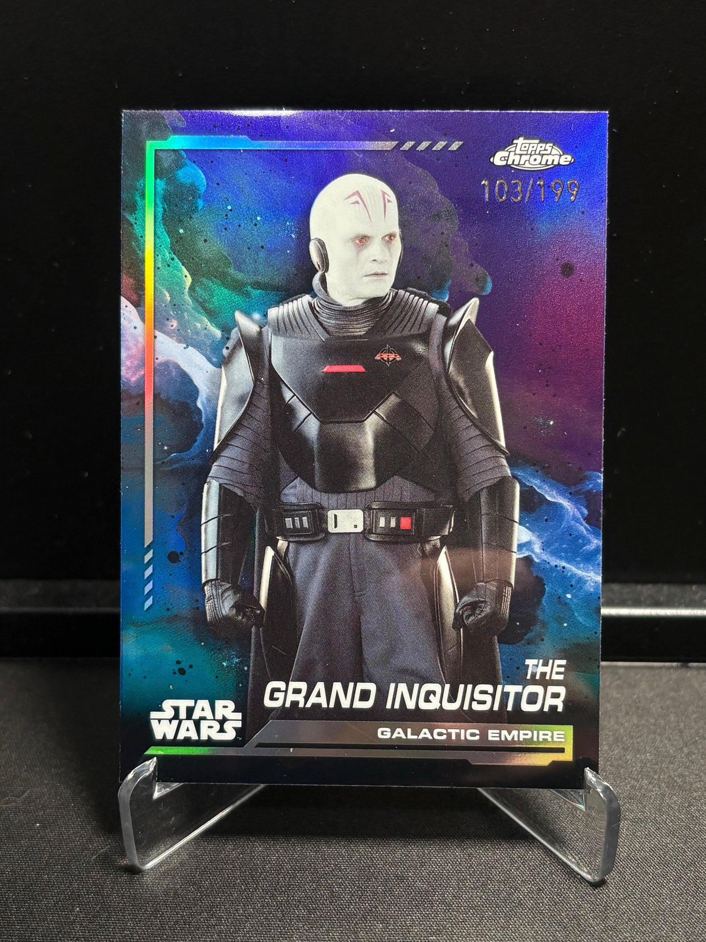The Grand Inquisitor Topps Chrome Star Wars "Purple Refractor" /199
