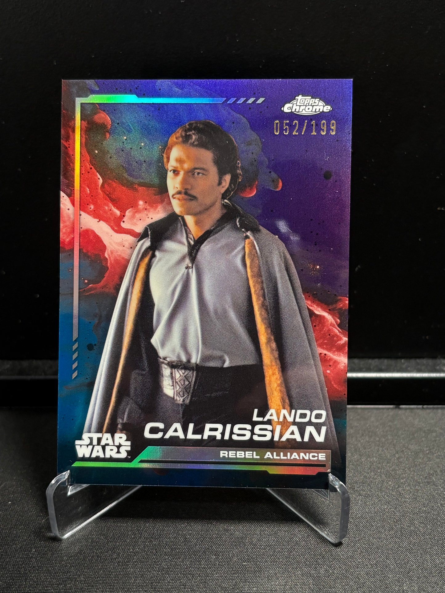 Lando Calrissian Topps Chrome Star Wars "Purple Refractor" /199