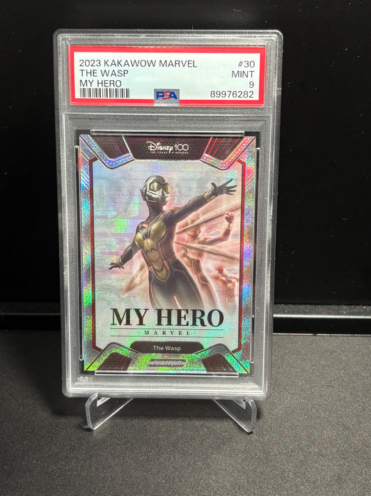 The Wasp – Kakawow Phantom Disney100 Marvel – My Hero #30 – 155/155 – PSA 9 Mint