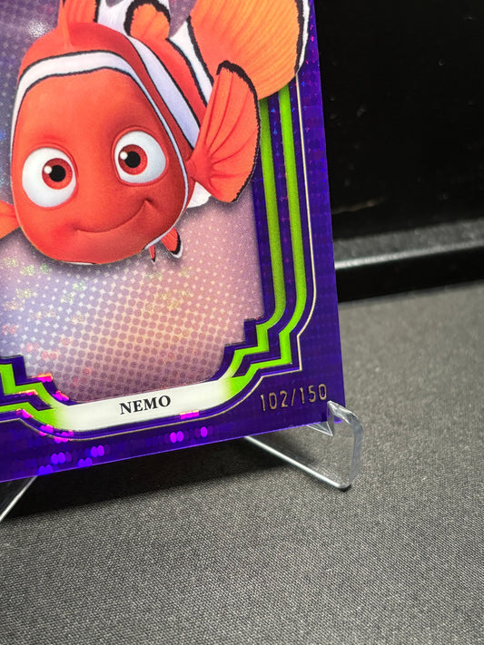 Nemo – 2024 Topps Chrome Disney – Purple Refractor /150 – #105