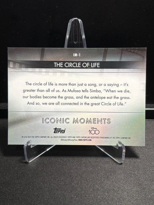The Circle of Life – Iconic Moments IM-1 – 2023 Topps Chrome Disney 100