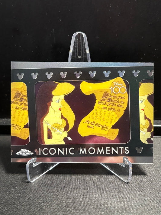 Ariel Gives Up Her Voice – Iconic Moments IM-2 – 2023 Topps Chrome Disney 100