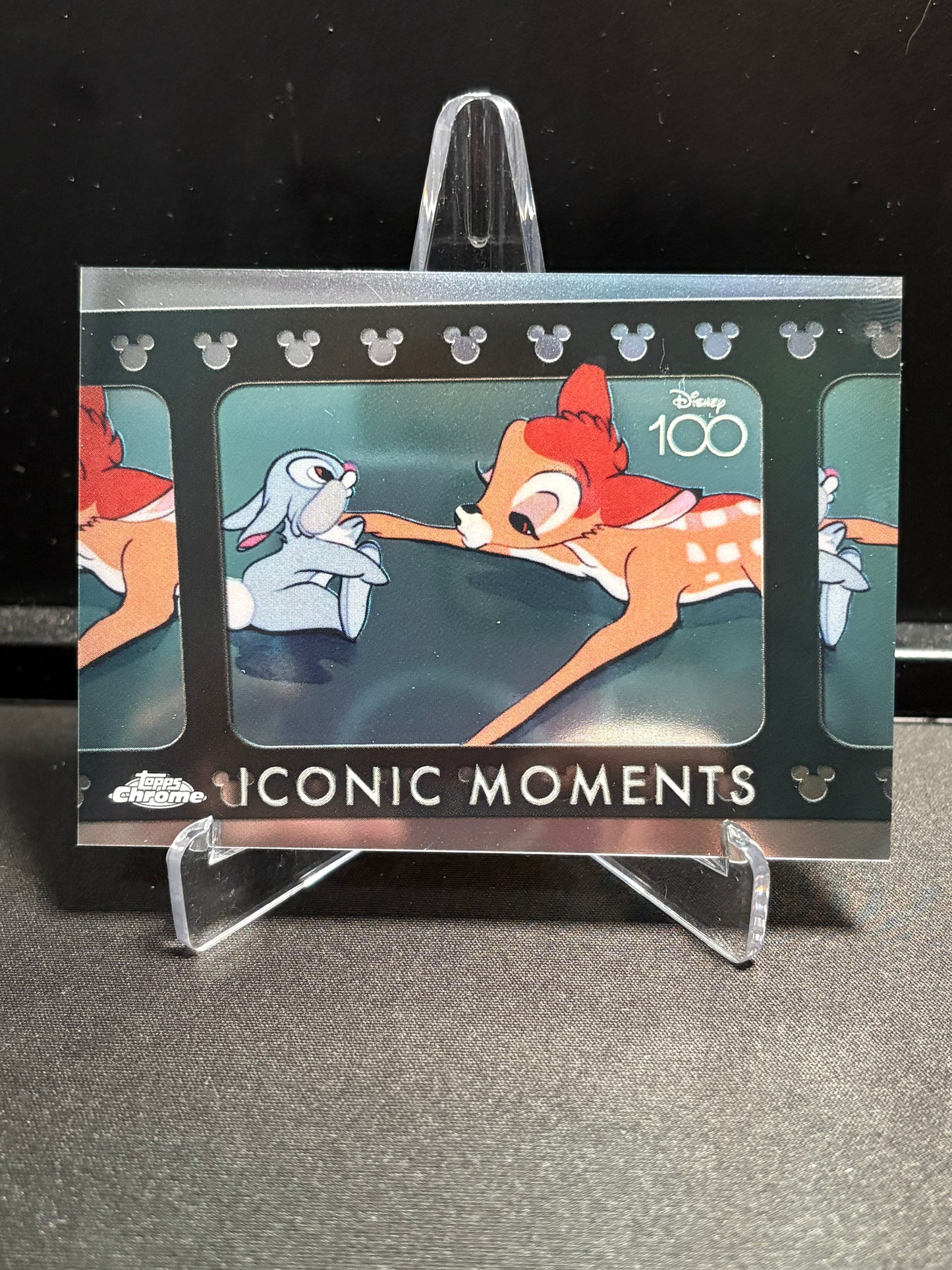 Bambi Topps Chrome Disney 100 2023 "Iconic Moments – Bambi on Ice" IM-12