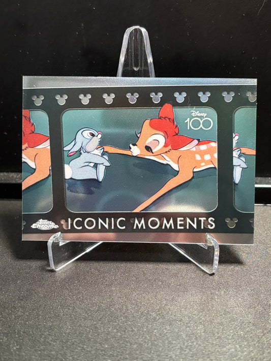 Bambi Topps Chrome Disney 100 2023 "Iconic Moments – Bambi on Ice" IM-12