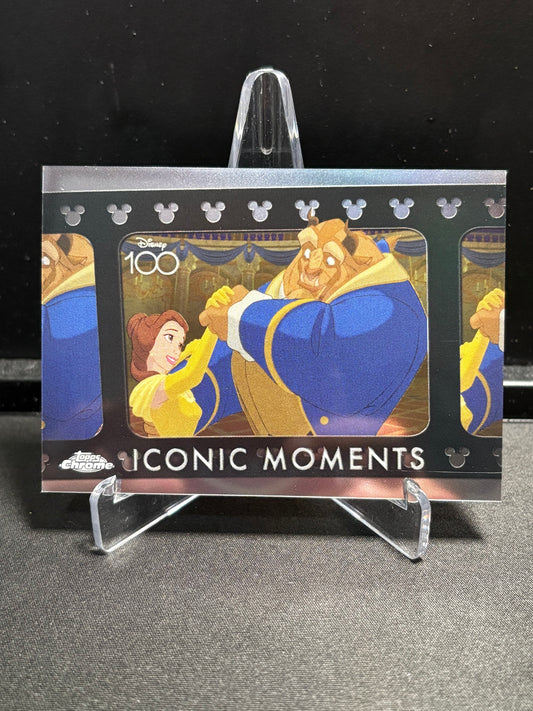 Belle & La Bête Topps Chrome Disney 100 2023 "Iconic Moments – The Dance" IM-20