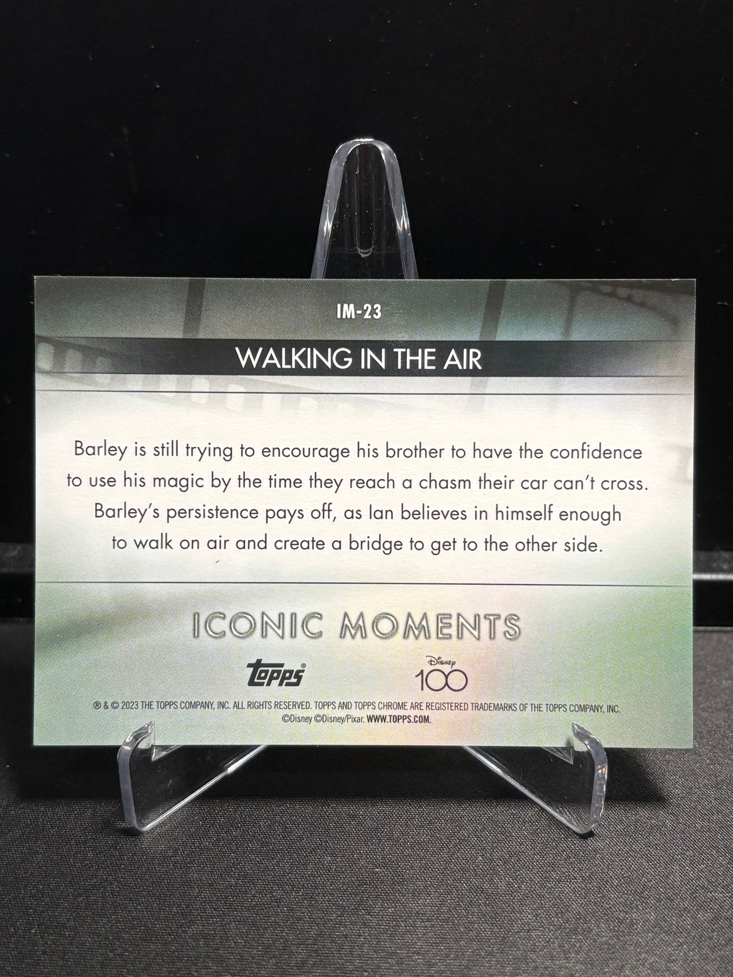 Onward Topps Chrome Disney 100 2023 "Iconic Moments – Walking in the Air" IM-23