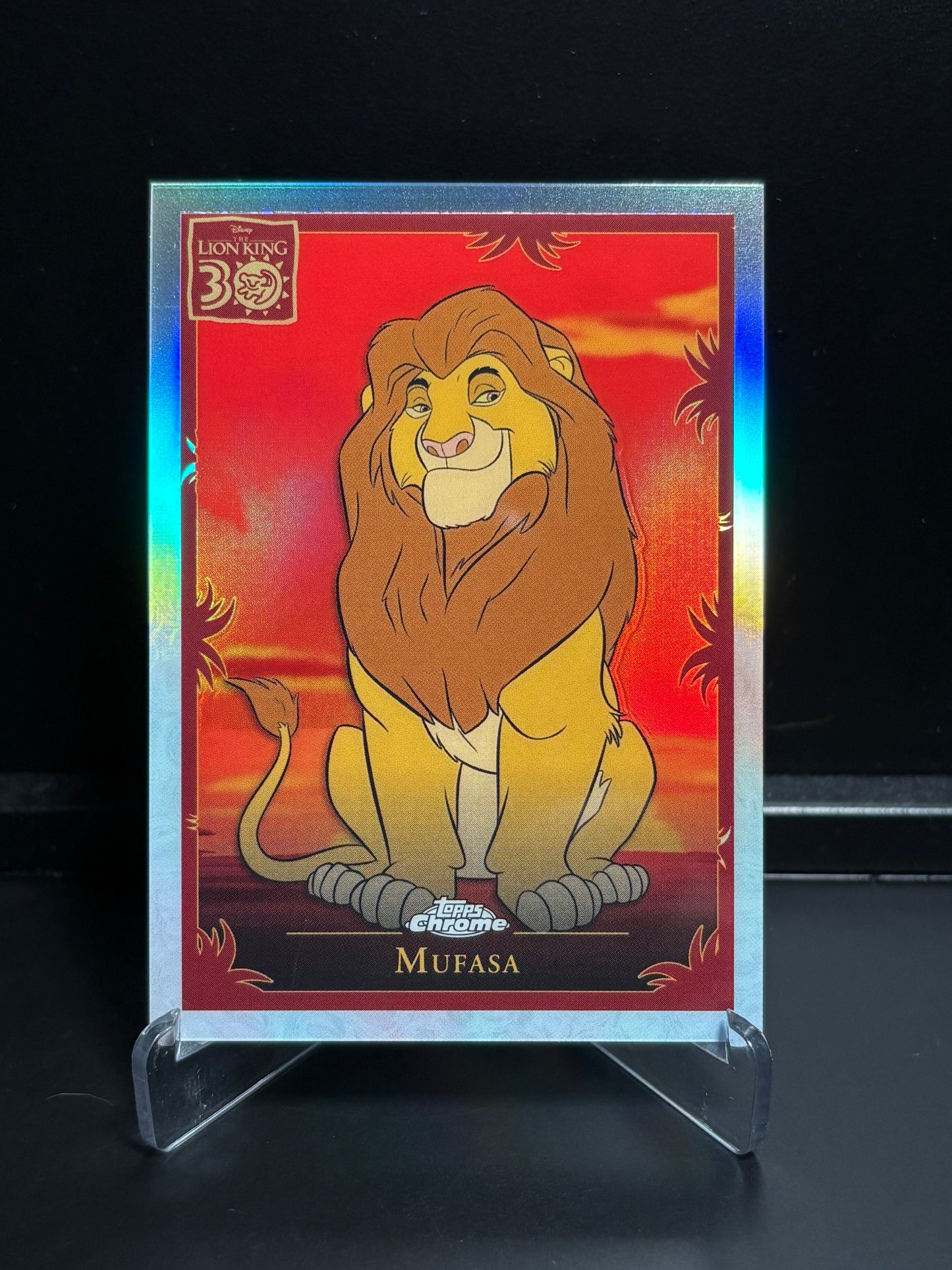 Topps Chrome Disney Le Roi Lion 30 Ans – Mufasa LK-3 | Insert