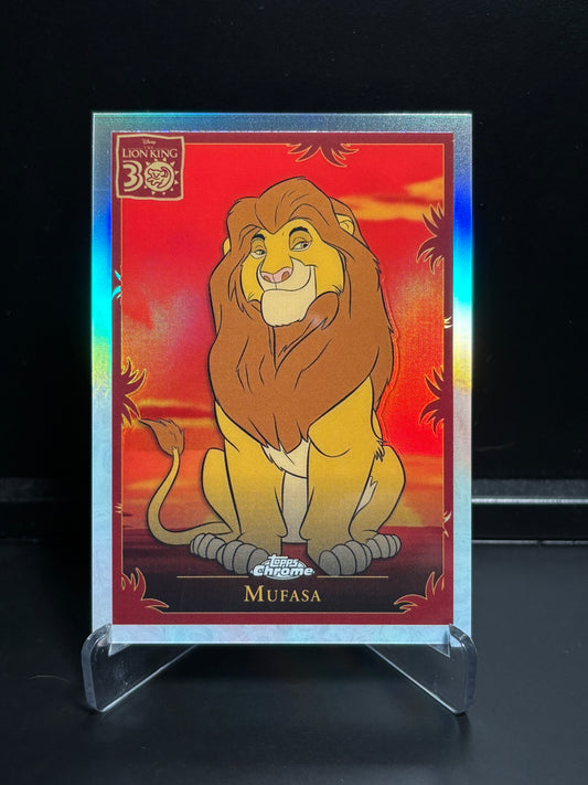 Topps Chrome Disney Le Roi Lion 30 Ans – Mufasa LK-3 | Insert