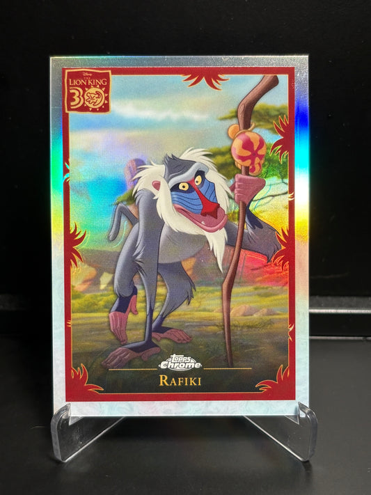 Topps Chrome Disney Le Roi Lion 30 Ans – Rafiki LK-7 | Insert