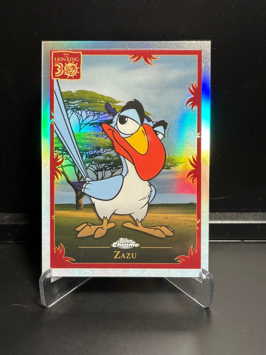 Topps Chrome Disney Le Roi Lion 30 Ans – Zazu LK-8 | Insert