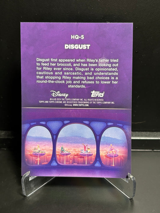 Topps Chrome Disney Head Quarters – Disgust HQ-5 | Insert