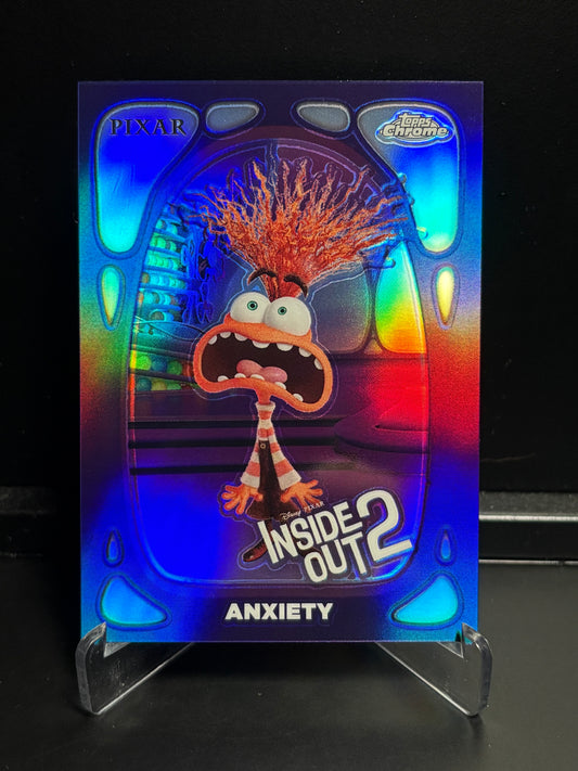 Topps Chrome Disney Head Quarters – Anxiety HQ-6 | Insert