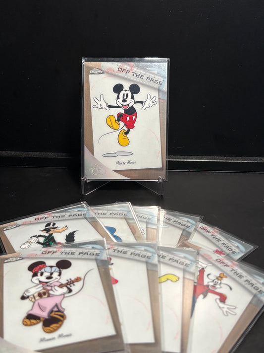 Topps Chrome Disney 100 – Off The Page | Set Complet