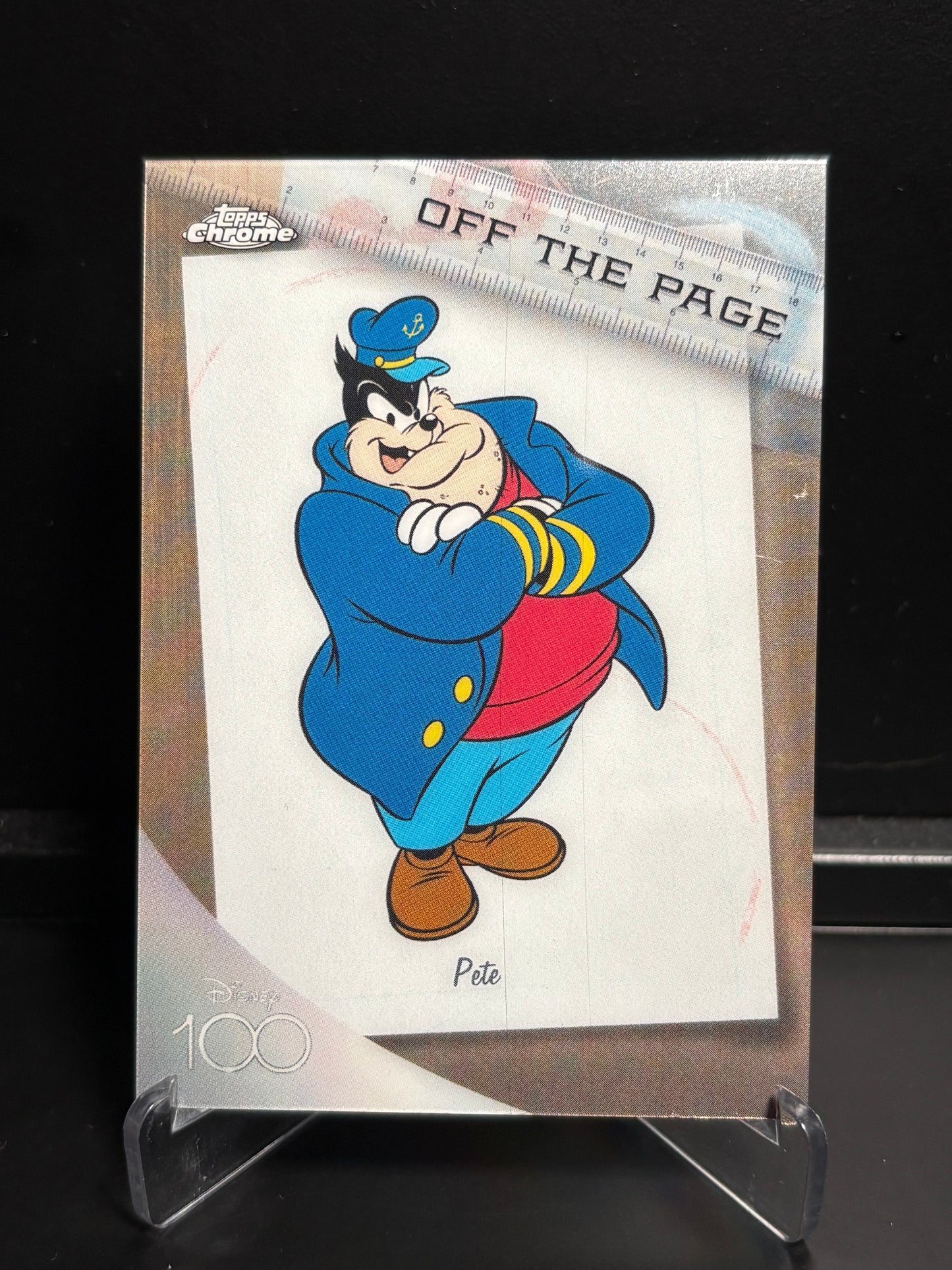 Topps Chrome Disney 100 – Off The Page OTP-2 Pete | Insert