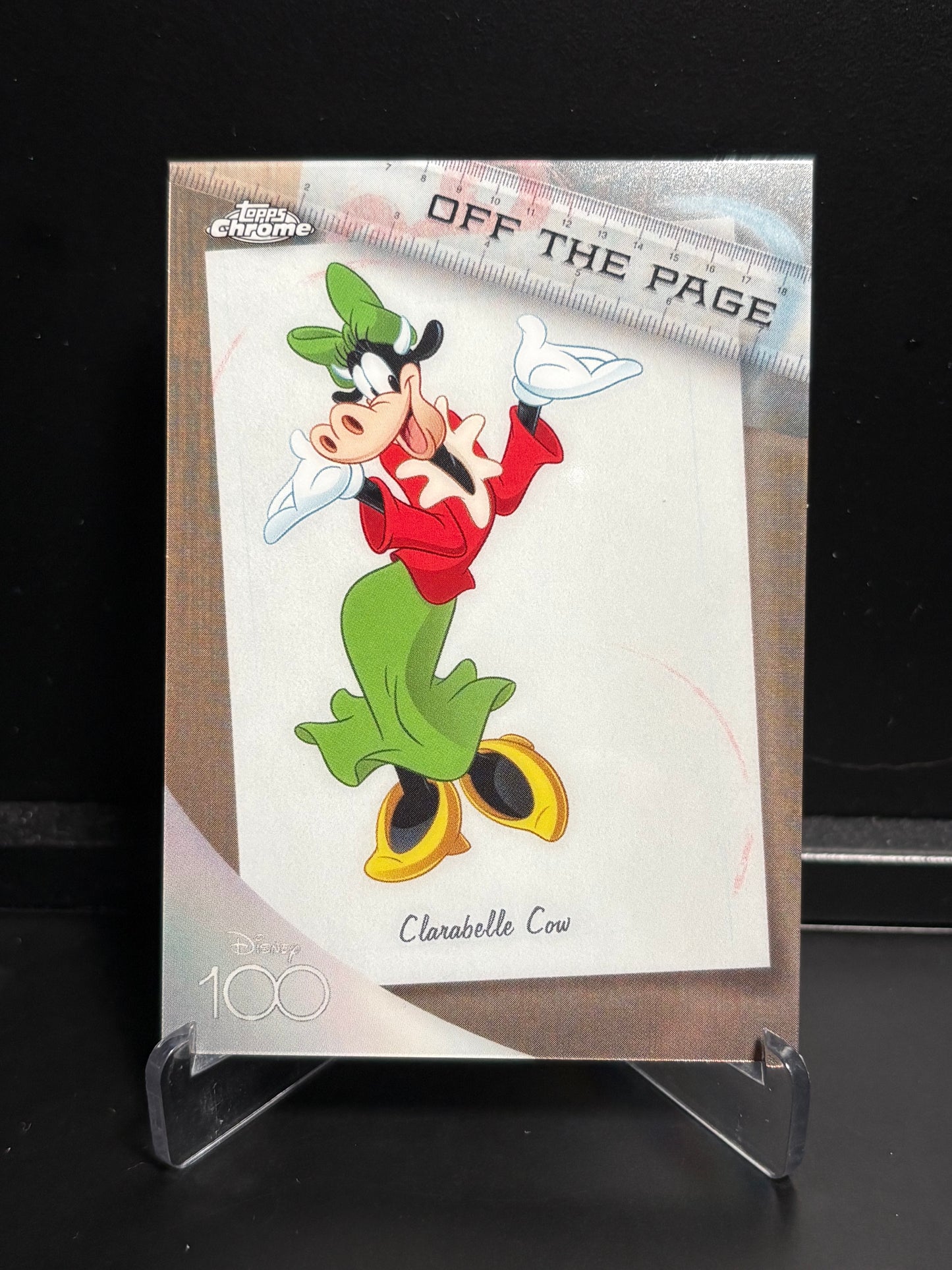 Topps Chrome Disney 100 – Off The Page OTP-4 Clarabelle Cow | Insert