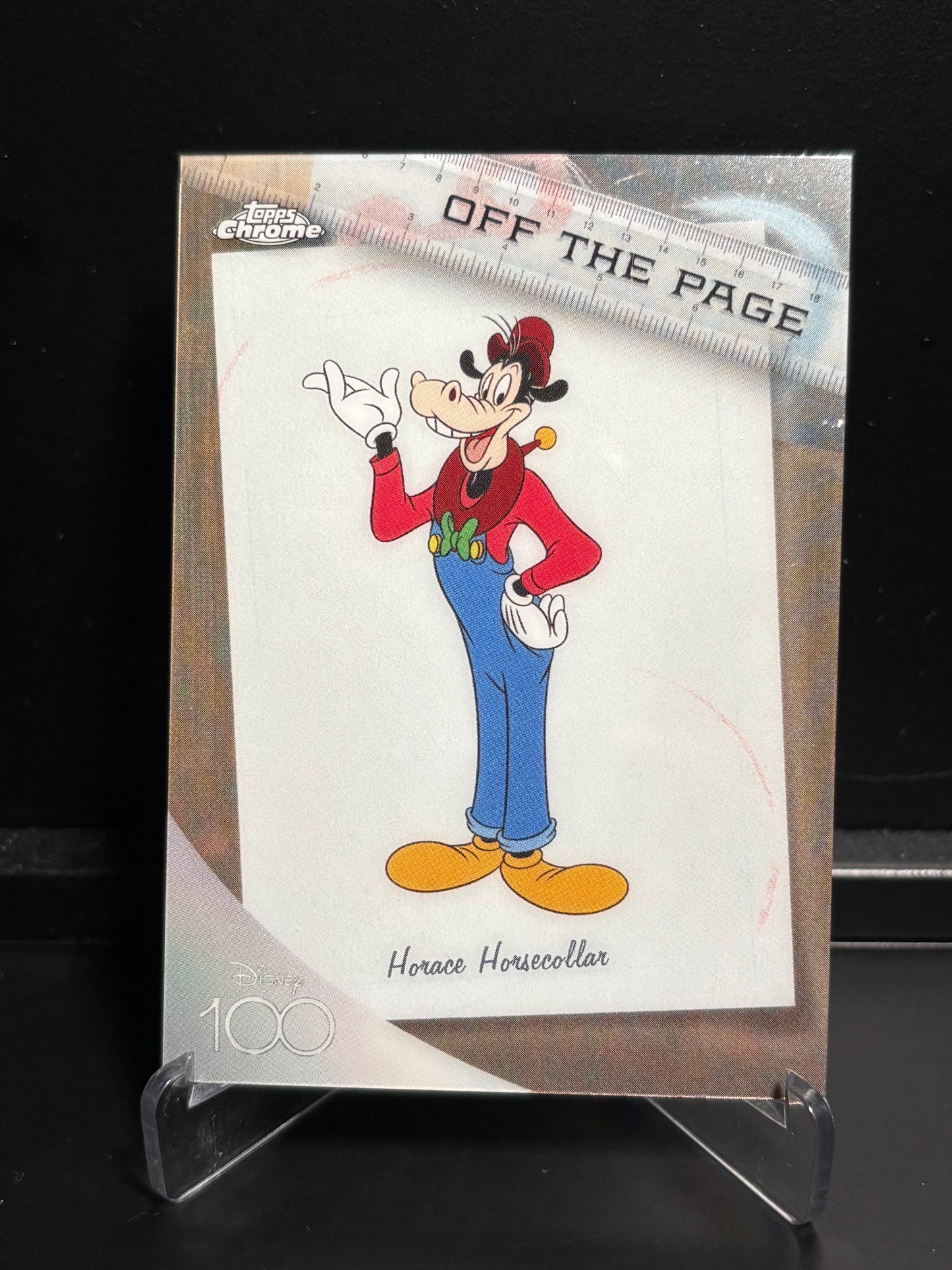 Topps Chrome Disney 100 – Off The Page OTP-8 Horace Horsecollar | Insert