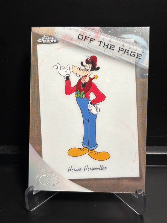 Topps Chrome Disney 100 – Off The Page OTP-8 Horace Horsecollar | Insert