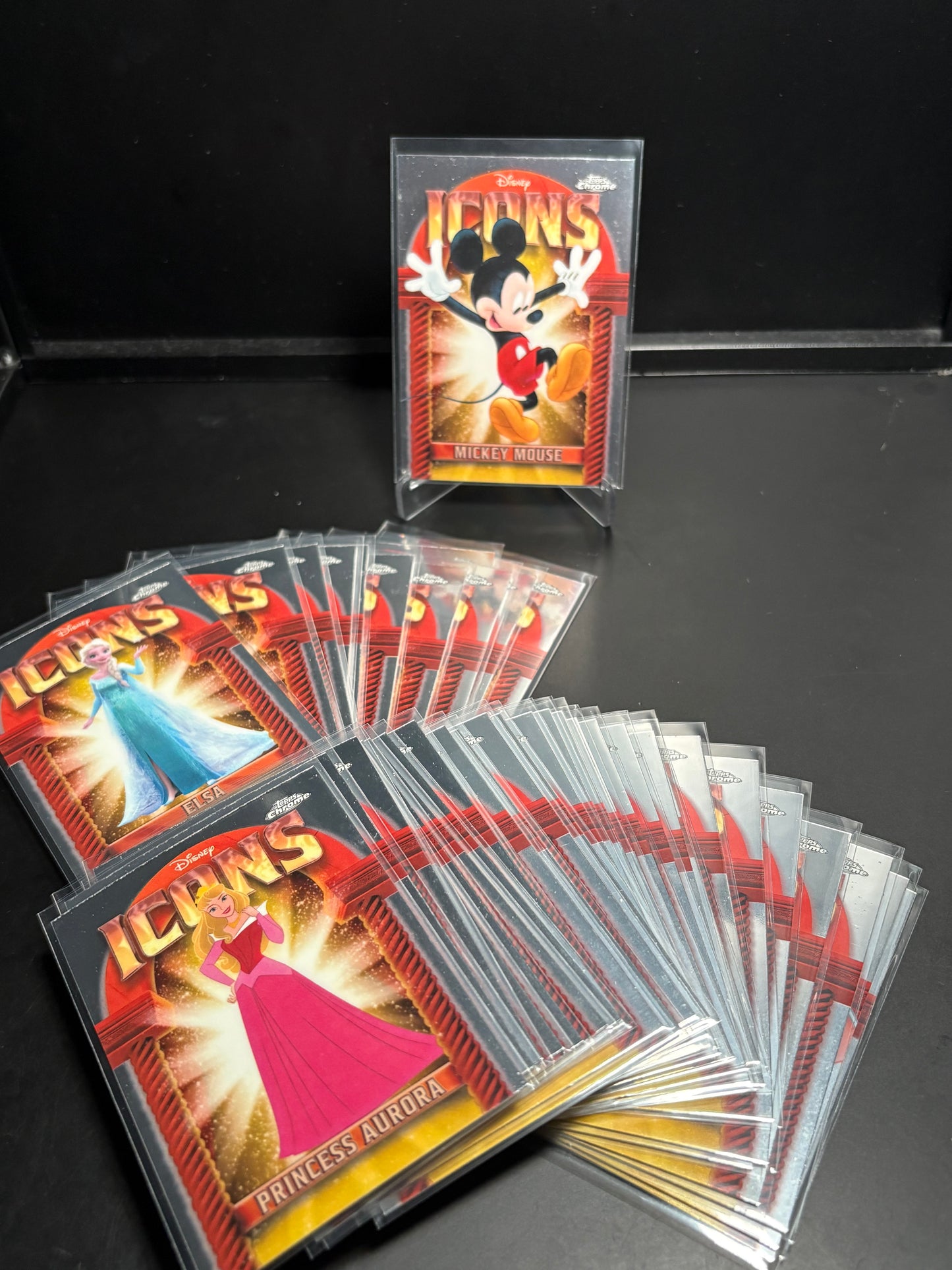 Set Complet Topps Chrome Disney Icons (40 cartes) | Collection complète