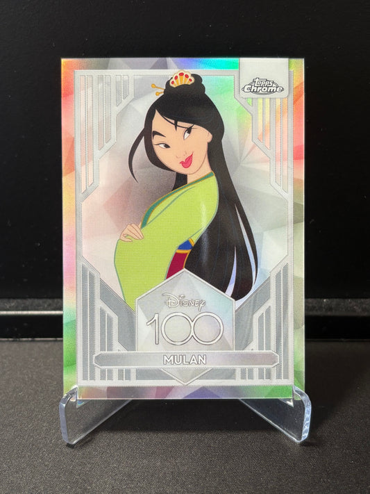 Topps Chrome Disney 100 "Refractor" Mulan #78