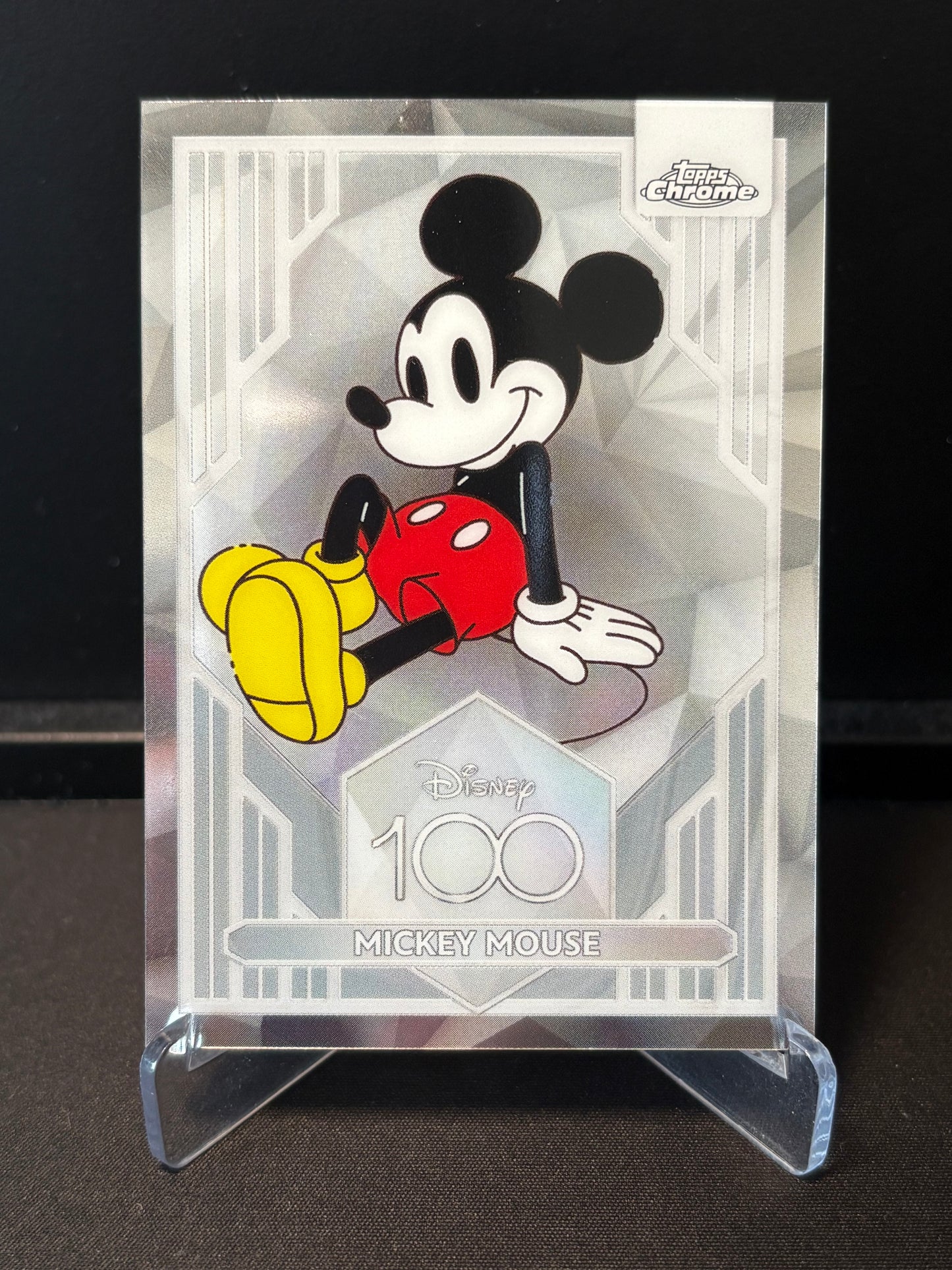 Topps Chrome Disney 100 – Mickey Mouse #1 | Base Card