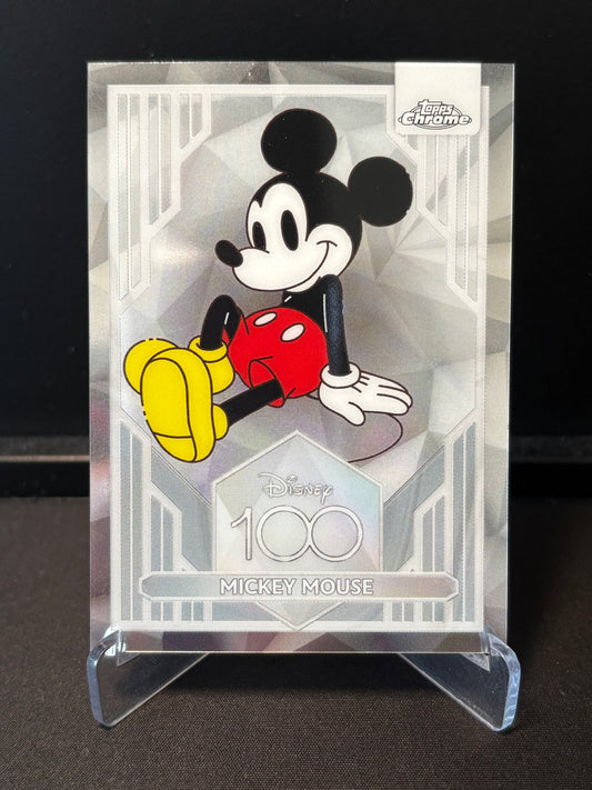 Topps Chrome Disney 100 – Mickey Mouse #1 | Base Card