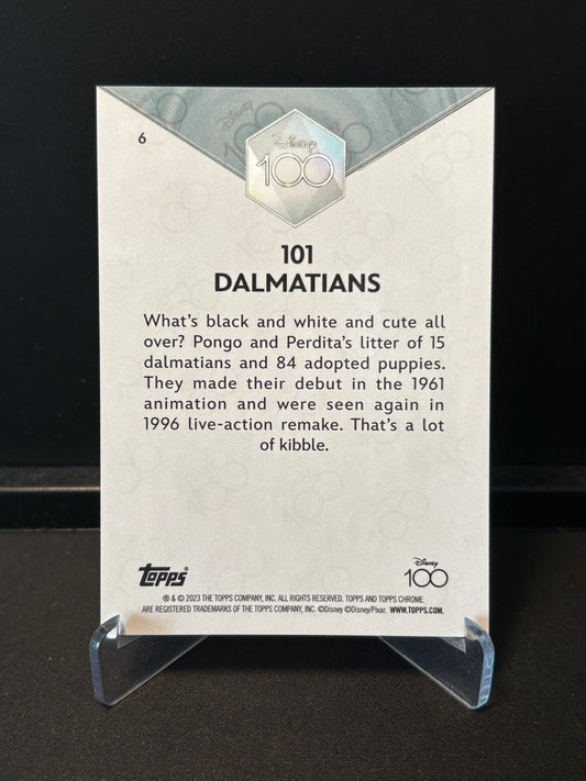 Topps Chrome Disney 100 – 101 Dalmatians #6 | Carte Base