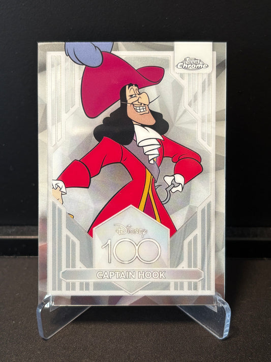 Topps Chrome Disney 100 – Captain Hook #11 | Carte Base