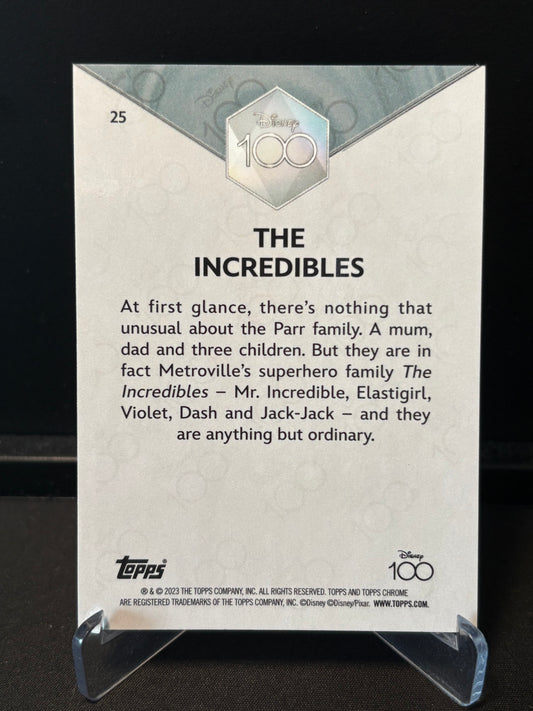 Topps Chrome Disney 100 – The Incredibles #25 | Carte Base