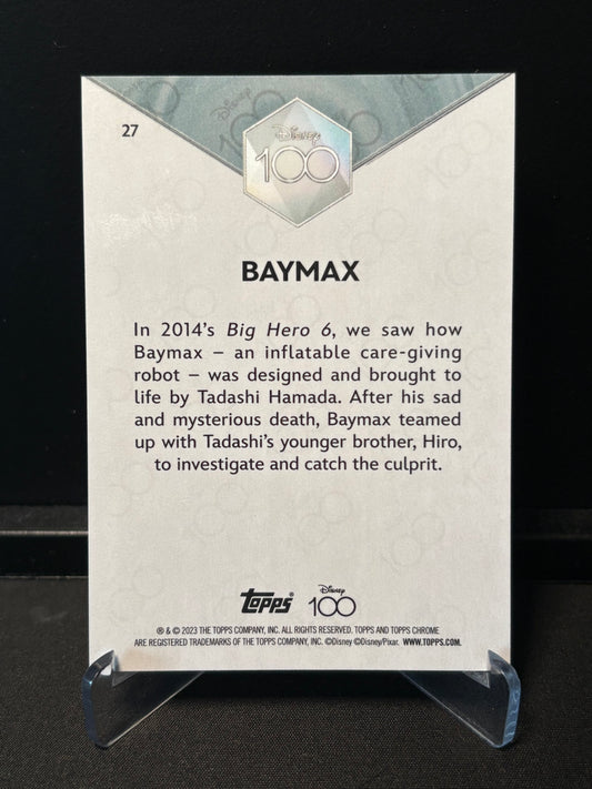 Topps Chrome Disney 100 – Baymax #27 | Carte Base
