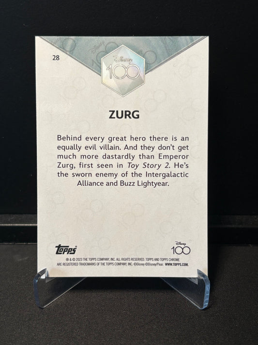 Topps Chrome Disney 100 – Zurg #28 | Carte Base