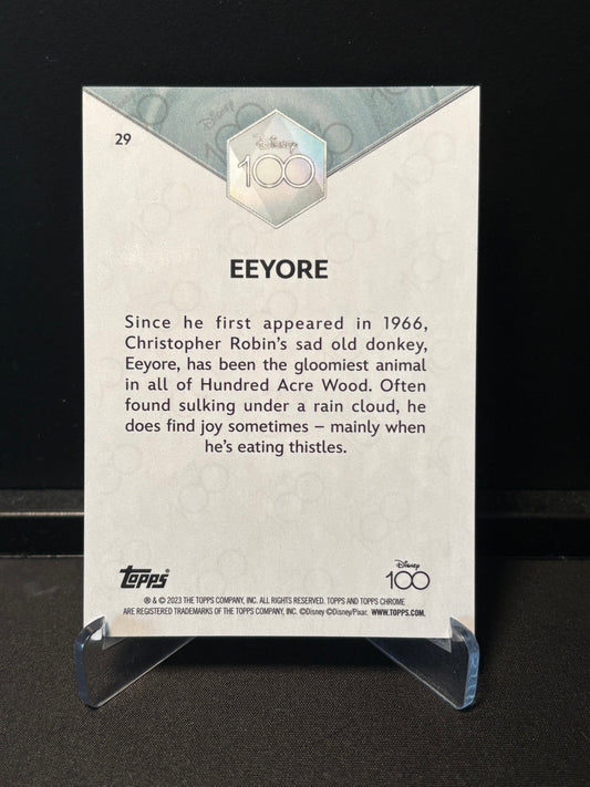 Topps Chrome Disney 100 – Eeyore #29 | Carte Base