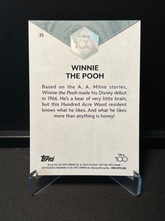Topps Chrome Disney 100 – Winnie the Pooh #33 | Carte Base