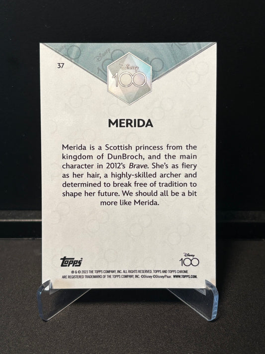 Topps Chrome Disney 100 – Merida #37 | Carte Base