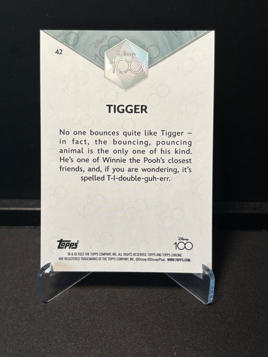 Topps Chrome Disney 100 – Tigrou #42 | Carte Base
