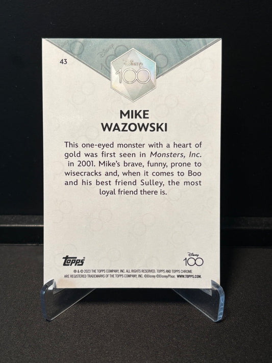 Topps Chrome Disney 100 – Bob Razowski (Mike Wazowski) #43 | Carte Base