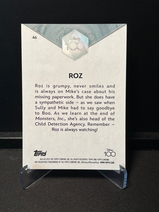 Topps Chrome Disney 100 – Roz #46 | Carte Base