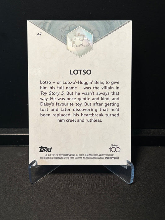 Topps Chrome Disney 100 – Lotso #47 | Carte Base
