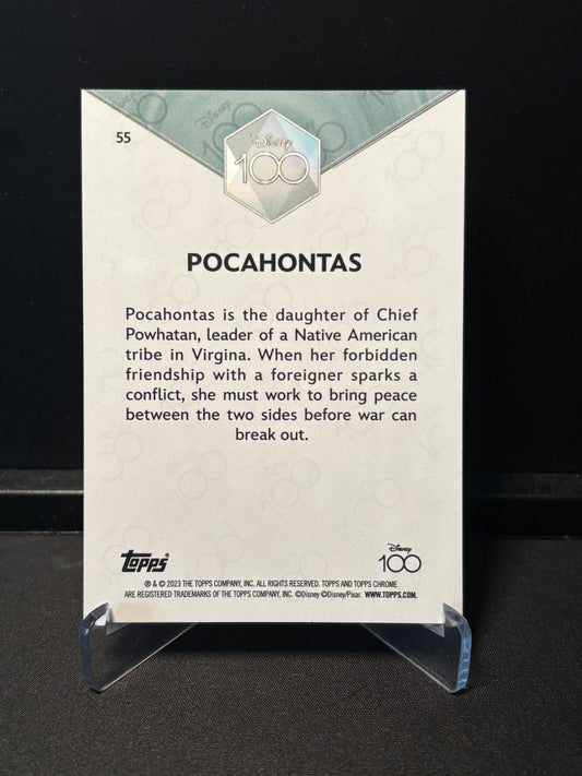 Topps Chrome Disney 100 – Pocahontas #55 | Carte Base