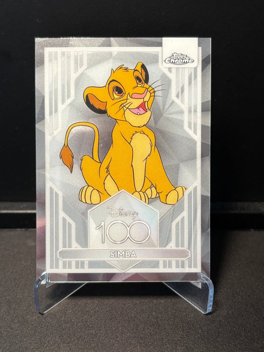 Topps Chrome Disney 100 – Simba #65 | Carte Base