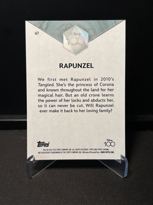 Topps Chrome Disney 100 – Raiponce (Rapunzel) #67 | Carte Base