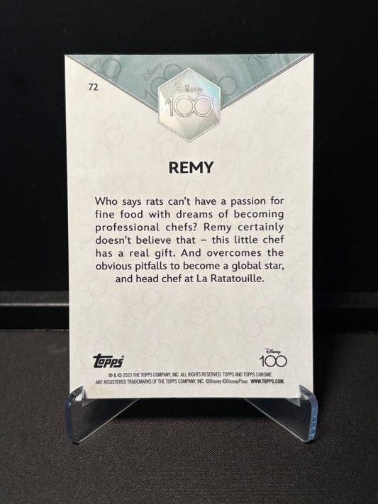 Topps Chrome Disney 100 – Remy #72 | Carte Base