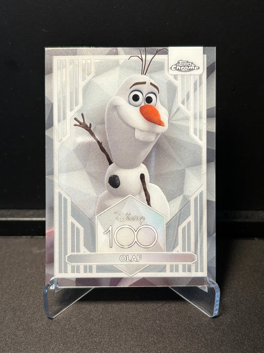 Topps Chrome Disney 100 – Olaf #74 | Carte Base