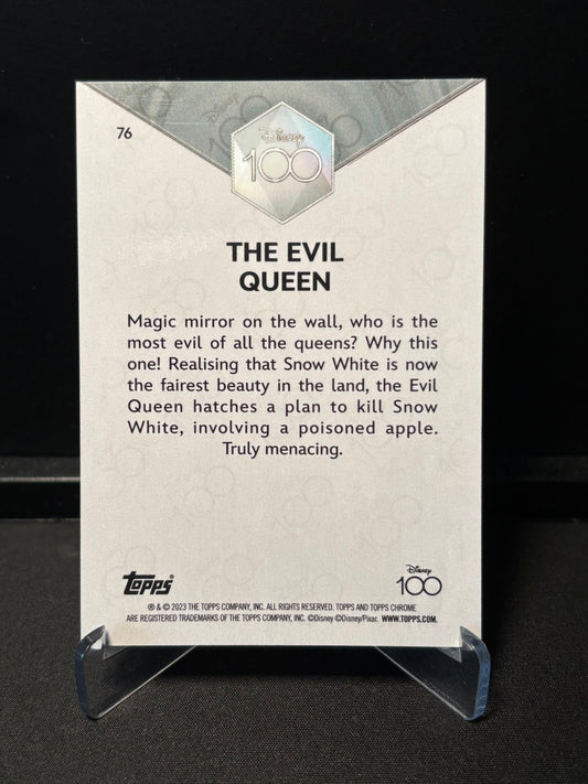 Topps Chrome Disney 100 – The Evil Queen #76 | Carte Base