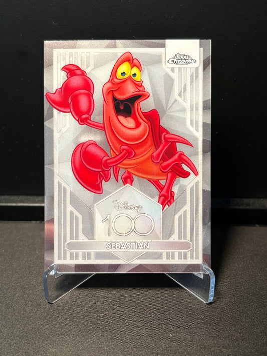 Topps Chrome Disney 100 – Sebastian #81 | Carte Base