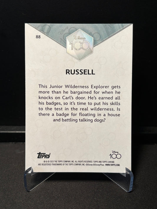 Topps Chrome Disney 100 – Russell #88 | Carte Base