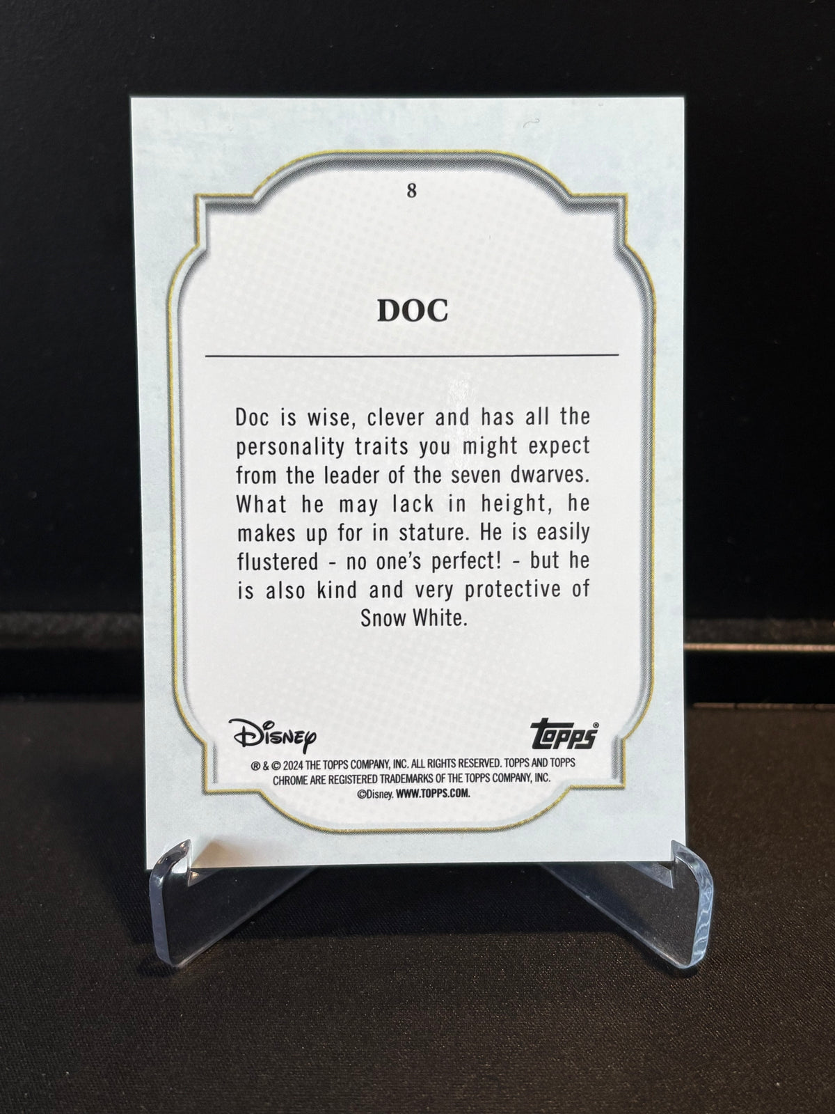 Topps Chrome Disney 2024 – Doc #8 | Carte Base