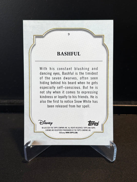 Topps Chrome Disney 2024 – Bashful #9 | Carte Base