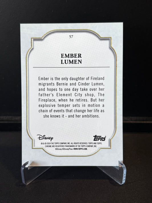 Topps Chrome Disney 2024 – Ember Lumen #57 | Carte Base