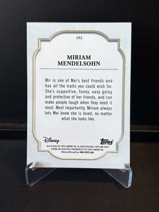 Topps Chrome Disney 2024 – Miriam Mendelsohn #192 | Carte Base